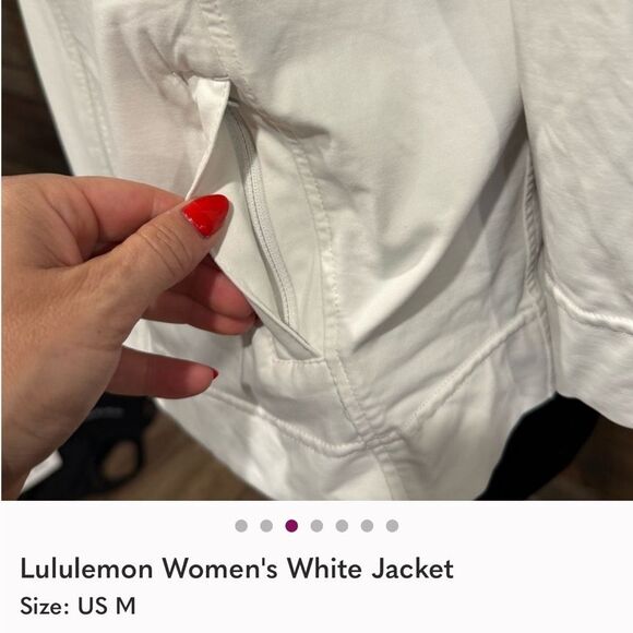 Lululemon Athletica Women's Cream Utility Jacket - Picture 3 of 7